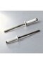 3.2x8mm White Painted Blind Rivets Round Head Pop Rivets 50pcs Aluminium Steel Rivet With Yellow Zin - 8