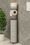 Redundant Toilet Paper Organizer with Stand and Hanger, Black Metal Basket, Wc Stand and Hanger - 5