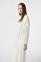 Shirt with Collar and Belt in Ecru Giy Çık 0002 - 3