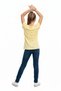 Girl's Crew Neck Short Sleeve Printed T-Shirt 11273 - 5