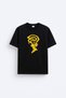 True Detective Printed Cotton Fabric Black T-Shirt T-Shirt