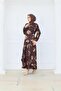 Seasonal Tunic Dress with Flower Pattern and Daisy Detail - 6