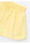 Girl's Draped Shorts Yellow 3907 - 3