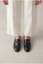 Women's Loafer Moccasin Buckle Stoned Classic Casual Shoes Savira Black - 2