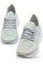 2693 Orthopedic Sole Knitwear Lace-Up Daily Walking Women's Sports Shoes - Orthopedic Light Sole Casual Shoes - 3