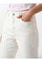 White Crop Flare Women's Jean Pants - 6