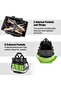 Garden Tool Bag Organizer, Heavy Duty Gardening Tote Bag with 10 Pockets and Long Adjustable Shoulder Strap, Standable Garden Home Tool Kits Organizer, Green (Tools Not Included) - 4