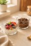 Glass Bowl 220 Cc Set of 2 – Transparent Presentation and Dessert Bowl - 3