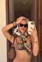 Patterned Women's Scarf Bandana 70X70