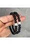 Glow-In-The-Dark Natural Stone String Couple Bracelet - 2