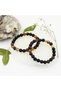 Natural Stone Agate Bracelet 8mm | Soil Agate Natural Stone | Evil Eye Bracelet - 3