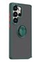 Ilkeshop Galaxy S26 Ultra Montreal Silicone Cover with Ring (234106) - Green - 2