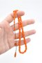Ayhan Turan Signed Capsule Dark Orange Squeeze Amber Prayer Beads - 5