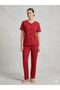 Summer Red Floral Patterned Women's Pajama Set