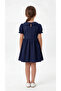 Collared, Bowknot, and Stoned Girls' Dress - 4