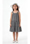 Hat and Bowknot Gingham Girl's Dress