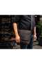 Crossman Genuine Leather Unisex Bellows Crossbody Messenger Bag