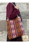 Ethnic Patterned Tapestry Fabric Woven Bag
