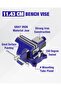 Bench Vise, 11.4 cm Vice for Workbench, Utility Combination Pipe Home Vise, Swivel Base Bench for Woodworking - 8
