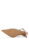 Women's Genuine Leather Beige Heeled Shoes - 4