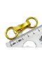 Black Color Hooked Buce with Lock, Gold Metal - 6