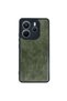 Xiaomi Redmi Note 14 4g Case Aras Leather Cover - Dark Green - 2