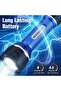 Rechargeable 800 lm Flashlight, Aluminum IPX7 Waterproof, 3 Mode LED Handheld Flashlight - 4