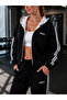 Embroidered Hooded Sports Jacket - 2