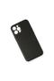 Apple iPhone 12 Pro Case Coco Leather Silicone Cover - Black - 2
