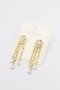 Glb-stl41414 stone earrings - gold