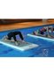 Aqua Mat Pool Sea Mat Inflatable Fitness Exercise Yoga Aqua Mat - 5
