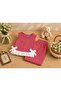 Bow Detailed Gingham Red Girls' Top and Bottom Set - 4