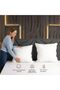 Casual Bedding Throw Insert Cushion Filler HD Microfiber Filling 850g Ultra Soft Fiber 65x65cm White - 3