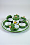 15 Piece Breakfast Set with Enamel Cover - 6