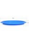 Home Reusable Plastic Plates (Blue, Small 12pk (6.5in)) - 2
