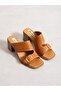 Lavina Tan Genuine Leather Women's Slippers - 3