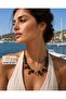 Glass Bead Natural Stone Design Colorful Necklace
