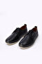 Novento Black 100% Genuine Leather Men's Casual Shoes - 2