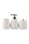White bathroom set