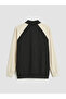 Nevavm Contrast Collar Color Block Men's Sweatshirt - 6
