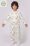 Flannel Snap Fastener Removable Sleeves Baby Kids Sleeping Bag 100% Cotton Natural 1.0 Tog - 2