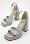 Women's Special Design Single Strap Platform Heeled Evening Dress Shoes, Wedding Dress Shoes (10 cm Heel) - 8