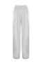 Mytilie women's satin grey pants - 2