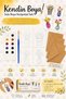 Kendin Boya Watercolor Postcard Set of 4 (Watercolor + Envelopes + Brush + Postcards)-T1587-