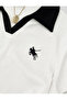Soul Polo Collar Embroidered Gathered Blouse - 4