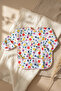 Berrybright Tropical Fruit Patterned Waterproof Baby Food Bib with Pockets and Sleeves - Blw Compatible Stain Resistant - 5