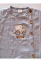 Baby Boy Muslin Summer Jumpsuit with Trolley - 100% Cotton - 2