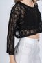 Women's Summer Black Aviana Modern Tulle Blouse Stylish Casual 70083 - 2