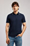 Brat Men's Regular Fit Basic Polo Neck T-Shirt Blue - 2