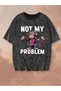 Oversize Women's Summer T-Shirt... Printed T-Shirt - 2